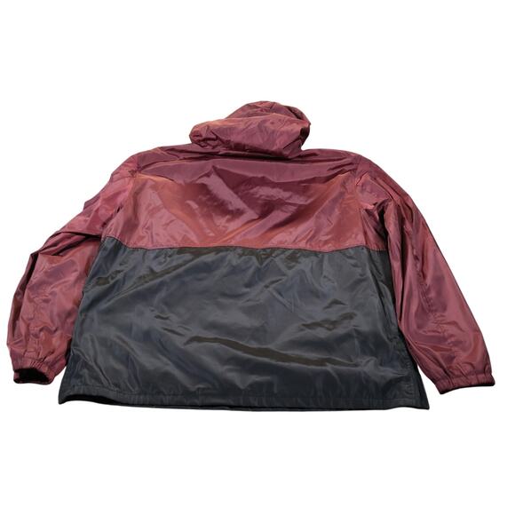 Distortion Jacket Mens XL Hooded Windbreaker Pullover Outdoor Pockets - Picture 2 of 6